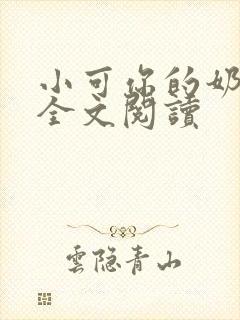 小可你的奶真大全文阅读