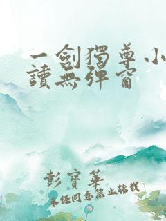 一剑独尊小说阅读无弹窗