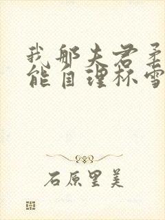 我那夫君柔弱不能自理杯雪txt下载