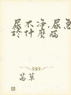 尿不净,尿急属于什么病