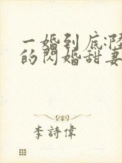 一婚到底:陆少的闪婚甜妻