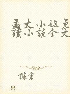 孟大小姐免费阅读小说全文在线阅读