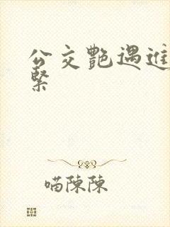 公交艳遇进去好紧