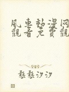 风车动漫网在线观看免费观看