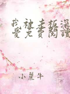 我被老板深深溺爱免费阅读全文小说