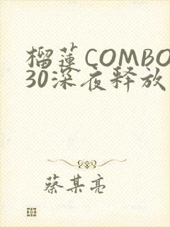 榴莲COMBO30深夜释放自己