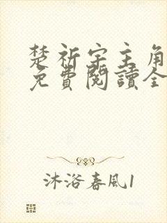 楚祈宇主角小说免费阅读全文无弹窗