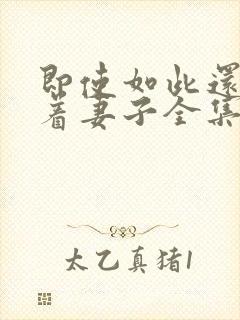 即使如此还是爱着妻子全集免费观看动漫