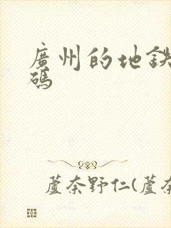 广州的地铁乘车码