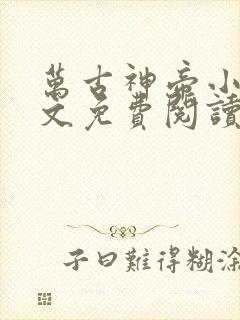 万古神帝小说全文免费阅读无弹窗