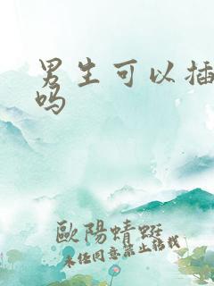 男生可以插肛门吗