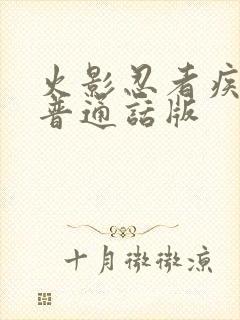 火影忍者疾风传普通话版