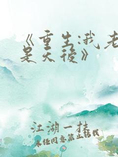 《重生:我老婆是天后》