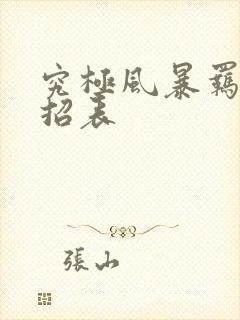 究极风暴羁绊出招表