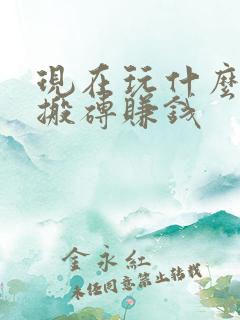 现在玩什么游戏搬砖赚钱