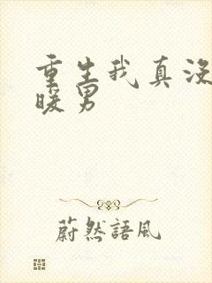 重生我真没想当暖男