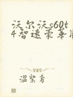 沃尔沃s60t4智远豪华版