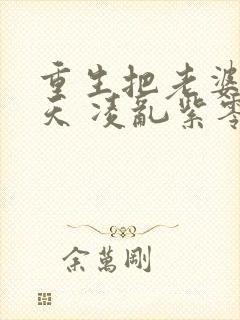 重生把老婆宠上天 凌乱紫零落