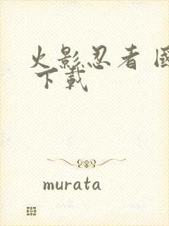 火影忍者 国语 下载