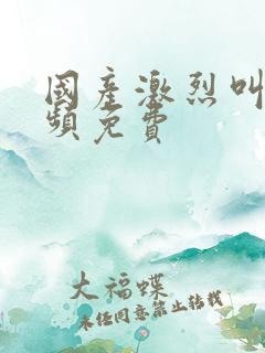 国产激烈叫床视频免费