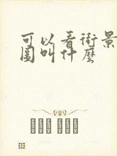 可以看街景的地图叫什么