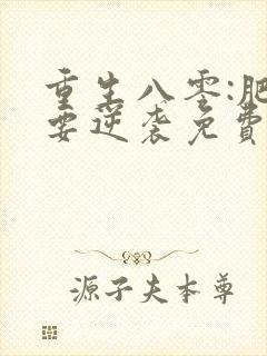 重生八零:肥女要逆袭免费阅读全