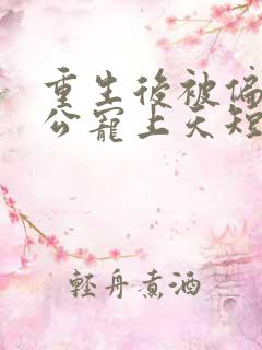 重生后被偏执老公宠上天短剧在线观看