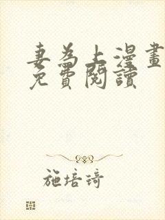 妻为上漫画全文免费阅读