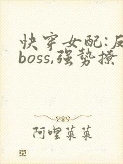 快穿女配:反派boss,强势撩 本宫微胖