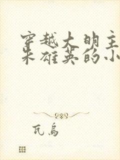 穿越大明主角叫朱雄英的小说