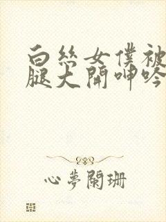 白丝女仆被c双腿大开呻吟