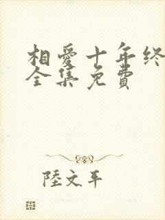相爱十年终成空全集免费