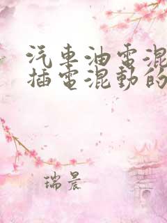 汽车油电混动和插电混动的区别