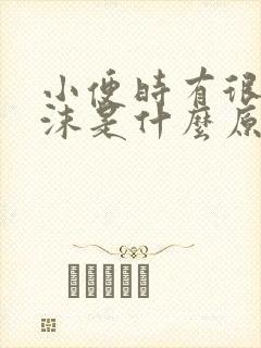 小便时有很多泡沫是什么原因