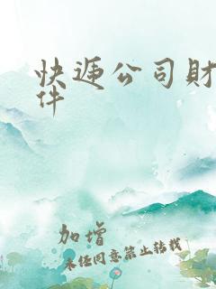 快递公司财务软件