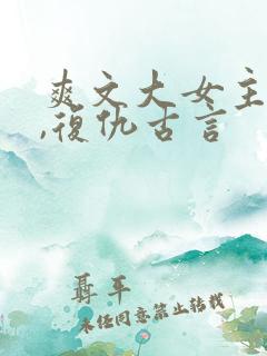 爽文大女主小说,复仇古言
