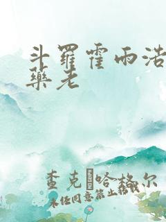 斗罗霍雨浩拜师药老