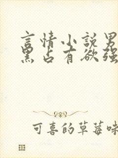 言情小说男主腹黑占有欲强