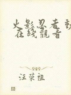 火影忍者 动漫 在线观看