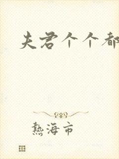 夫君个个都是宝