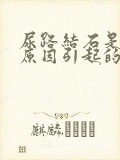 尿路结石是什么原因引起的啊