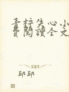 青柠失心小说免费阅读全文最新章节