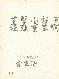 有声小说 我真没想重生啊