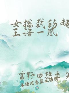 女总裁的超级兵王洛一凰