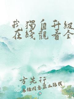 我独自升级动漫在线观看全集免费播放