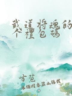 武道将魂的18个礼包码