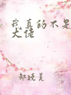 我真的不是女装大佬