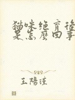 猫咪绝育后乱尿是怎么回事