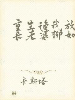 重生后我放弃团长老婆柳如烟