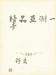 精品亚洲一卡二卡